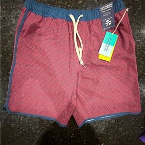 Fair Harbor Men's Swim Trunks - L - Nautical Red